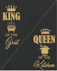 Prijuostės King of the grill Queen of the kitchen